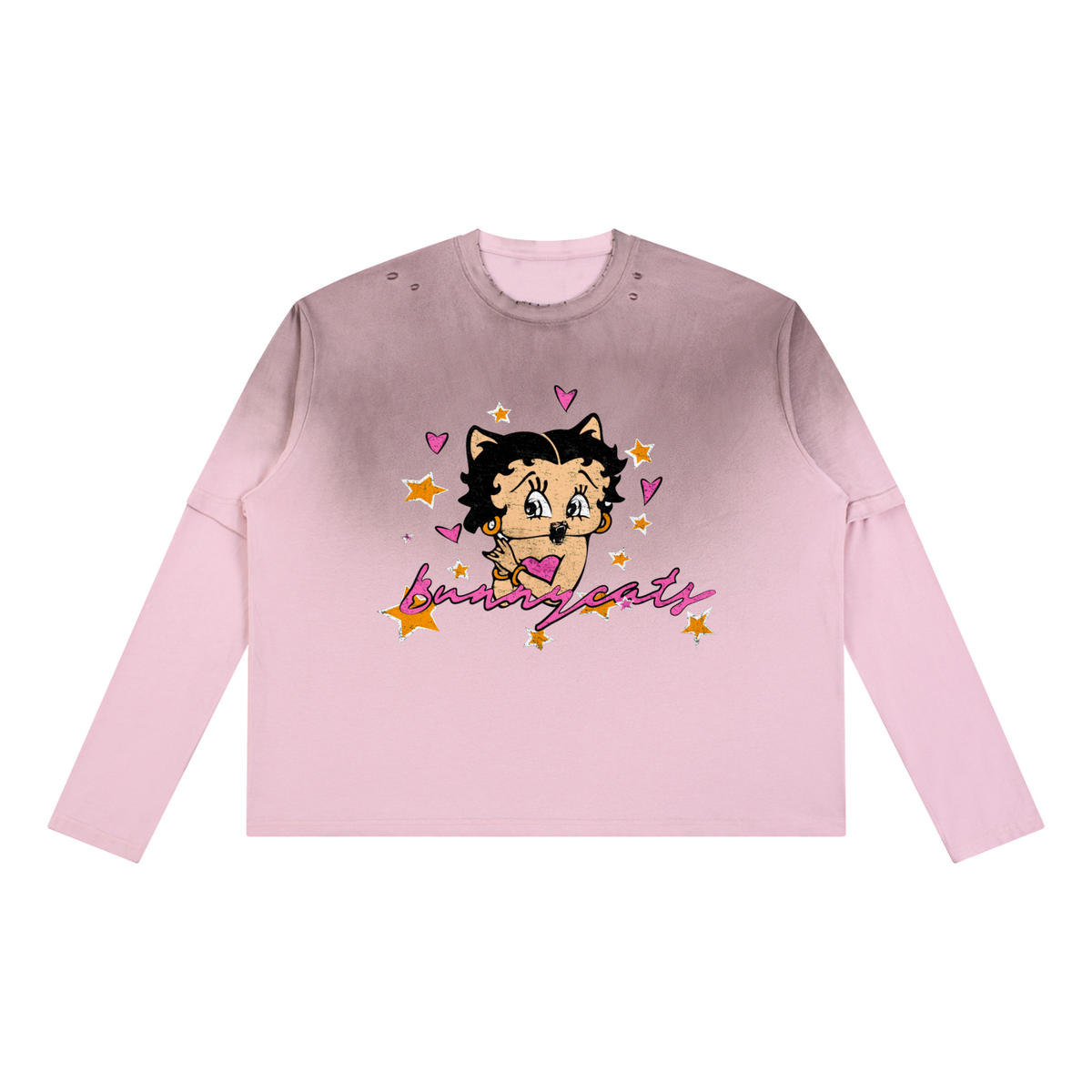 Sinchy Boop (Vintage Wash Layered T-Shirt)